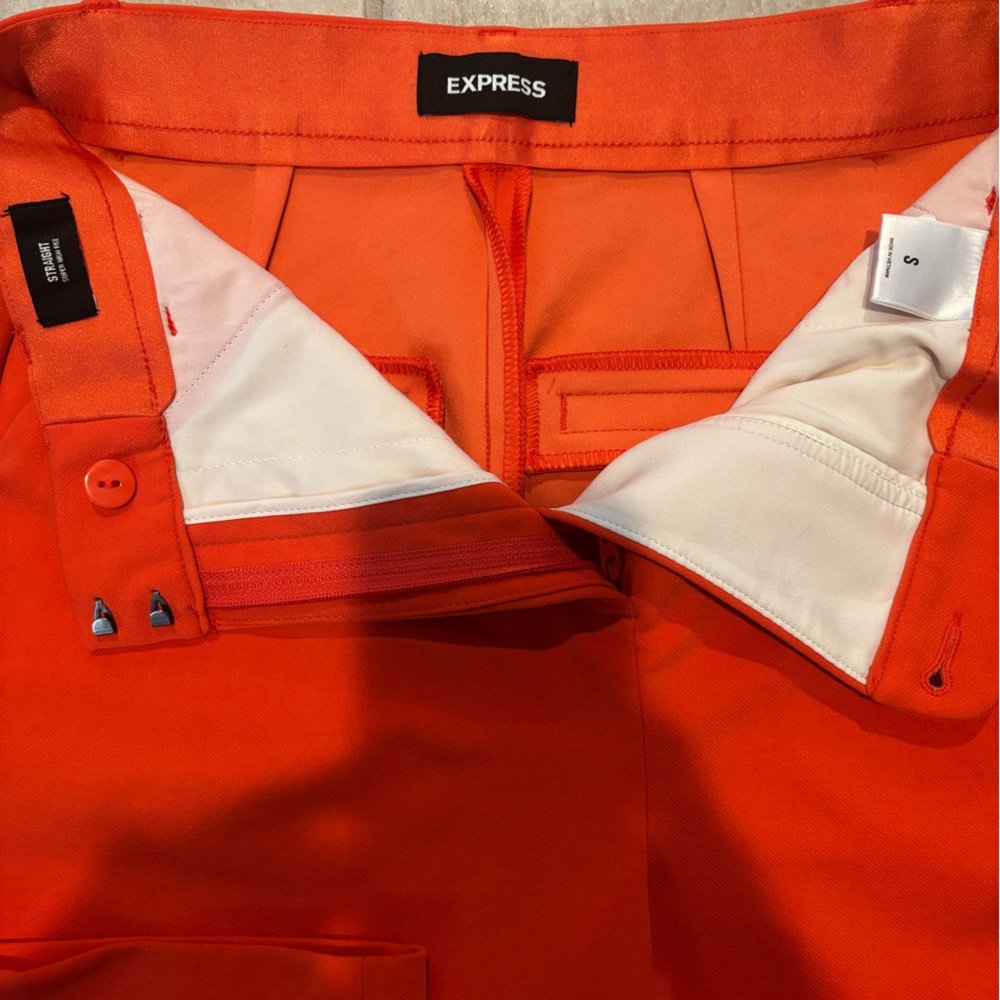 Express Bright Orange Trousers